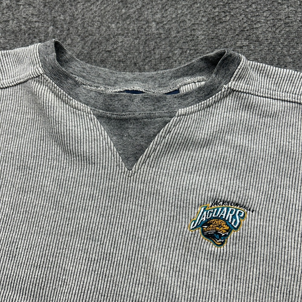 Jacksonville Jaguars Sweatshirt Mens Small Gray NFL Vintage Antigua Grandpa